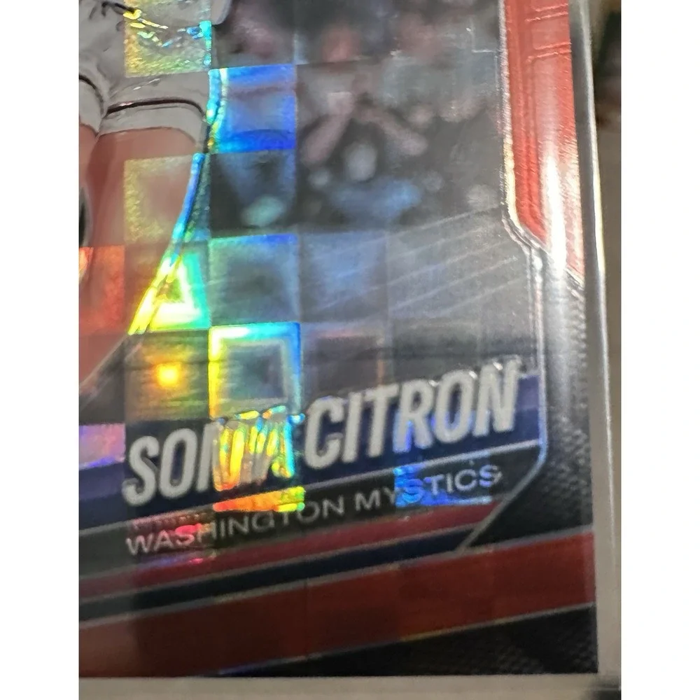 SONIA CITRON Red Pandora /199 2025 PRIZM WNBA Rookie Washington Mystics RC #122